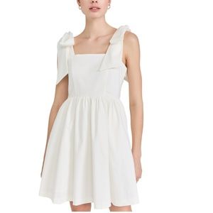 Endless Rose White Bow Sleeve Mini (Never worn w tags)